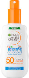 Garnier Ambre Solaire Sensitive Advanced SPF50+ 150ml Garnier Ambre Solaire Sensitive Advanced SPF50+ 150ml