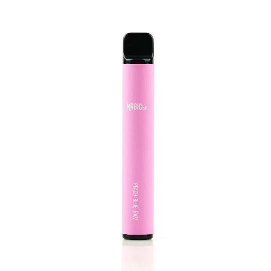 Magic Bar Țigară Electronică De Unică Folosință 600 Inhalări Peach Blue Razz Fără Nicotină 2ml Roz
