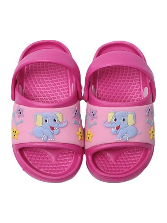 Jomix Kinder Badeschlappen Fuchsie