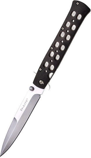 Cold Steel Steel TI-Lite Cuțit Negru Lungime Totală 22.2buc cu Lamă 10.2buc Grosime 3mm