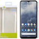 Lime Slimclear Задна корица Силикон Прозрачен (Nokia G60)