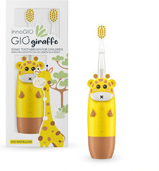 innoGio GIOgiraffe Children's Electric Toothbrush with Chronograph for 2+ Years Giraffe with Replacement Heads