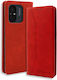 Bodycell PU Leather Книга Изкуствена кожа Черве...