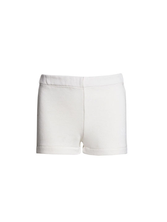 SugarFree Kids Athletic Shorts/Bermuda White