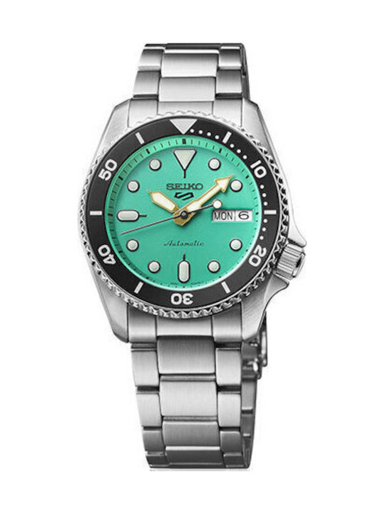 Seiko 5 Sports Ανδρικό Ρολόι 38mm Αυτόματο με Α...