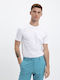 Μονόχρωμο Jersey T-shirt Modern Fit Kaiserhoff Λευκό