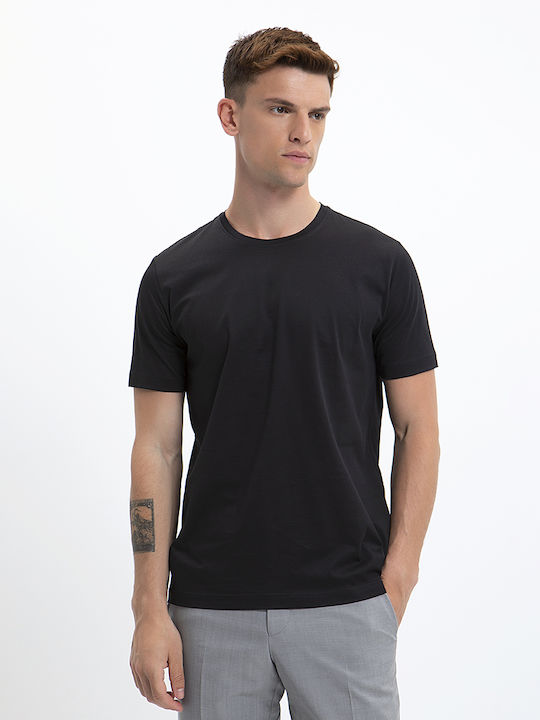 Μονόχρωμο Jersey T-shirt Modern Fit Kaiserhoff Μαύρο