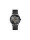 Guess Uhr Batterie mit Schwarz Metallarmband