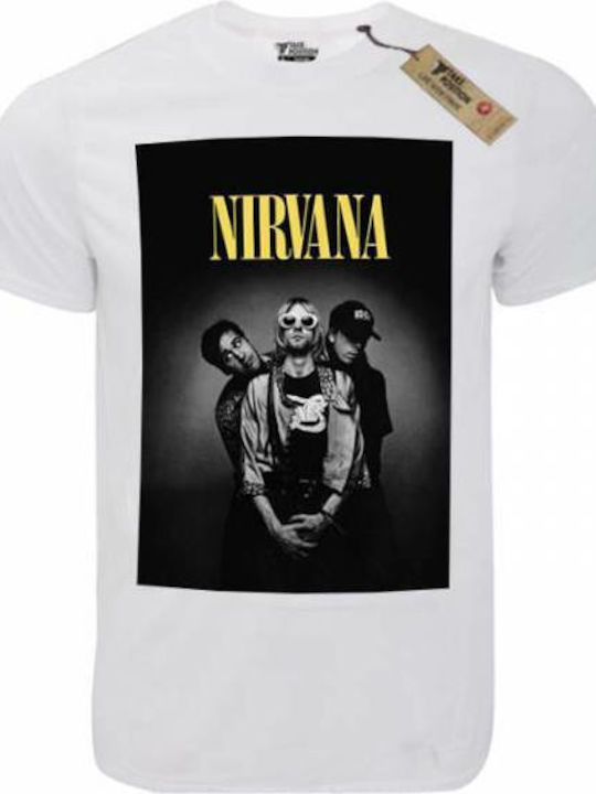 Takeposition T-shirt Nirvana White