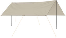 Outsunny Protective Shade Tarp Σκίαστρο Παραλίας Μπεζ 500x300εκ.