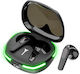 KLGO HK-80BL Earbud Bluetooth Handsfree Ακουστικά με Αντοχή στον Ιδρώτα και Θήκη Φόρτισης Μαύρα