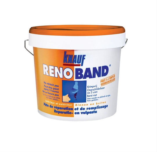 Knauf Renoband Αφρόστοκος Έτοιμος Λευκός 4lt