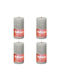 vidaXL Scented Candle Shine Gray 4pcs