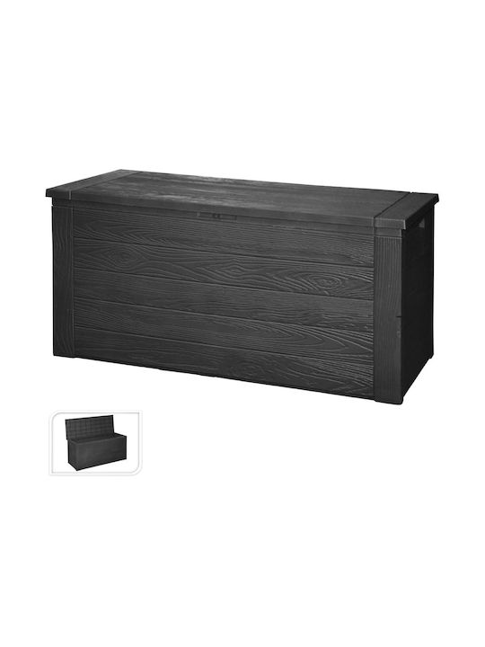 Progarden Außenlagerbox aus Polypropylen 300Es Dark Gray L120xB45xH57cm