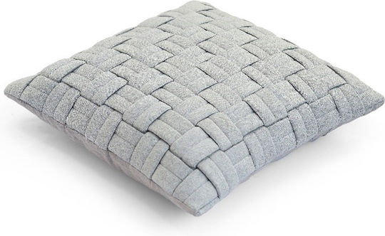 Liolios Home Perna De Canapea Clusp Din 100% Bumbac Gri Deschis 40x60cm