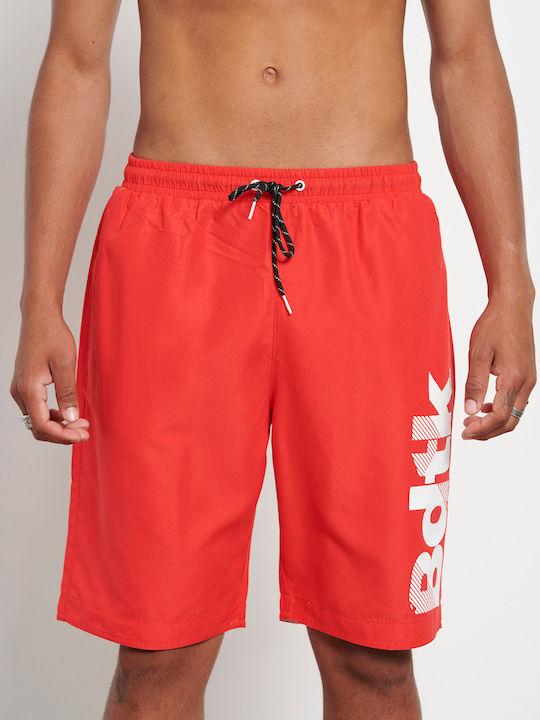 BodyTalk Men's Swimwear Bermuda Orange with Pat...