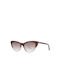 Guess Women's Sunglasses with Brown Plastic Frame and Brown Gradient Lens GF6147 48F