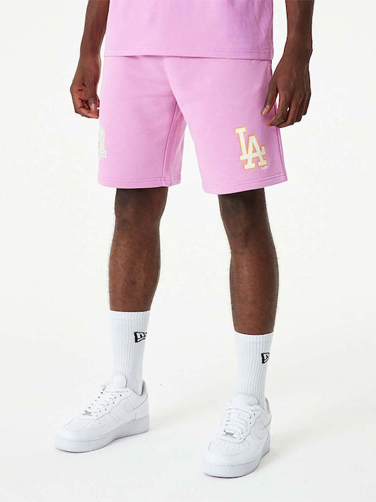 Los Angeles Dodgers Αθλητική Ανδρική Βερμούδα Ροζ