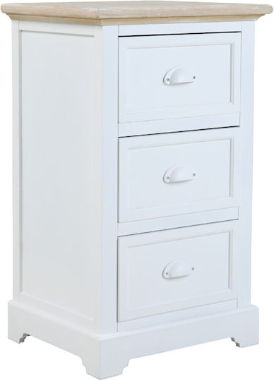 Kimolos Ii Ξύλινο White 35x43x71cm 09-1550 Kimolos Ii Ξύλινο White 35x43x71cm 09-1550