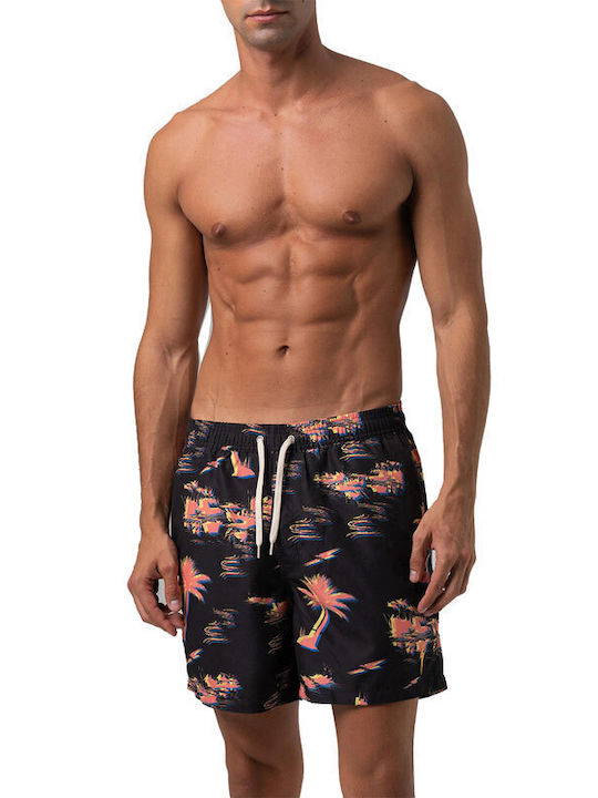 LIGHTNING BOLT VIETNAM BOARDSHORT (22SMABSH009-K01)Ανδρικο Μαγιο Μαυρο