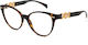Versace Weiblich Kunststoff Brillenrahmen Katzenauge Braun Schildpatt VE3334 108