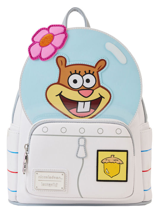 Loungefly Spongebob Squarepants Sandy Cheeks Детска чанта Раница Синя 23брx12брx27брсм. Nickelodeon Спонджбоб Квадратни гащи Санди Чийкс косплей мини Loungefly Spongebob Squarepants Sandy Cheeks Детска чанта Раница Синя 23брx12брx27брсм. Nickelodeon Спонджбоб Квадратни гащи Санди Чийкс косплей мини