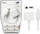 SGL T58 Μετατροπέας Lightning male σε 3.5mm / Lightning female Λευκό