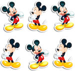 Αυτοκόλλητα Mickey 10cm / 8τμχ