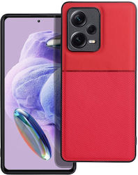 Forcell Noble Back Cover Δερματίνης Ανθεκτική Κόκκινο (Redmi Note 12 Pro+)