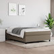 Bed Base Double made of Wood Brown 140x200cm.