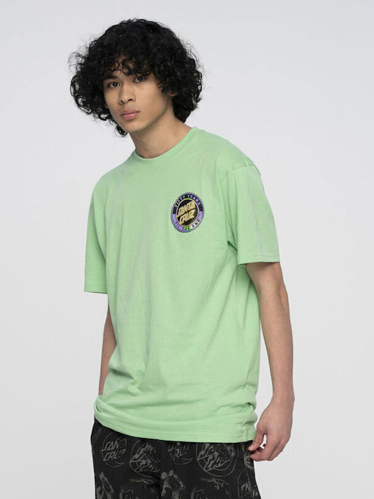 Santa Cruz Men 50th Tte Dot Men's Short Sleeve T-shirt Green