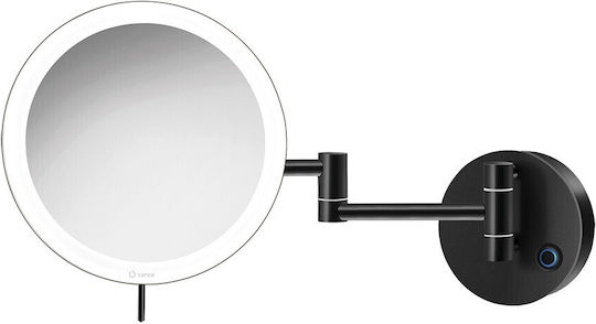 Sanco MRLED-701-M116 Μεγεθυντικός Στρογγυλός Led από Μέταλλο 20x20cm Black Matt Sanco MRLED-701-M116 Μεγεθυντικός Στρογγυλός Led από Μέταλλο 20x20cm Black Matt