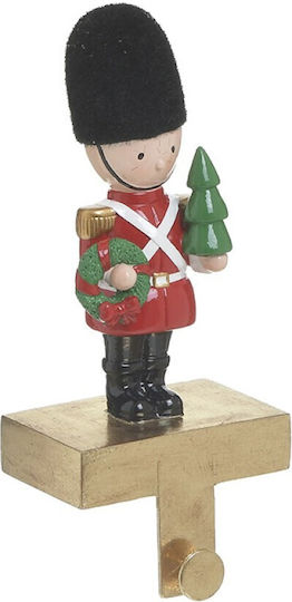 Inart Nutcracker de Crăciun Roșu Înălțime 22cm.