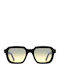 L.G.R. Raffaello Explorer Unisex Sonnenbrille mit Kunststoff Gestell Black 01 / Yellow Gradient Photochromic