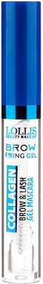 Lollis Beauty Make Up Lash & Brow Gel Mascara for Natural Finish Transparent