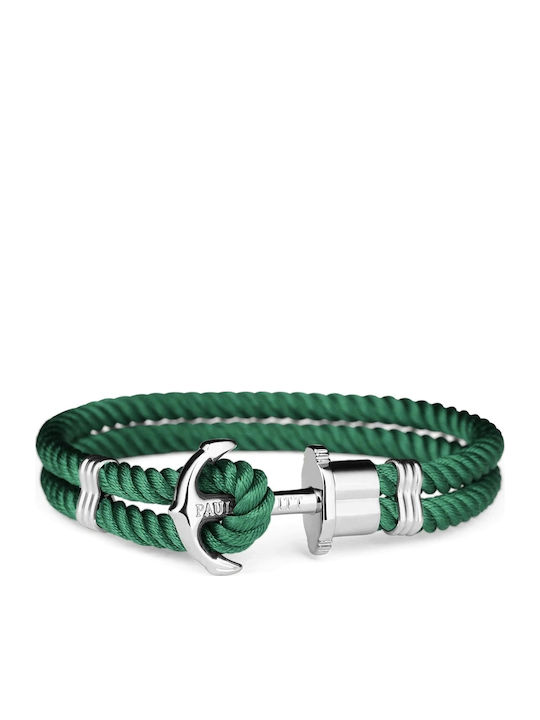 Paul Hewitt Bracelet with Anchor Design Made of...