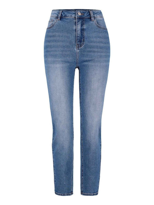 Volcano D-GOYA Damen Mom Fit Jeans - Blau