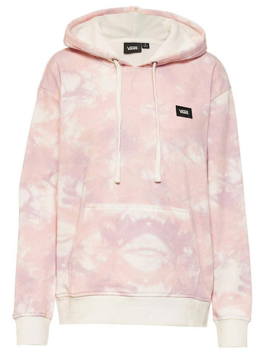 Vans All Over Pullover-B Women's Hooded Sweatshirt Pink