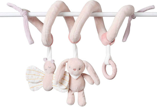 Nattou Спирала Играчка За люлка и количка с гризалка Alice & Pomme за 0++ Месеца