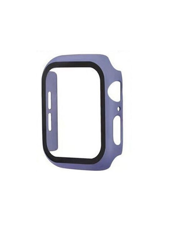 ObaStyle Plastic Case with Glass in Purple color for Apple Watch 38mm