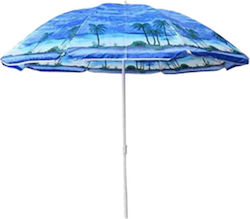 YB3067 Umbrelă de Plajă cu Diametru de 1.2m Albastru