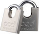 Stelar Steel Hidden Shackle Padlock with Key 60mm