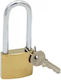 Stelar Steel Brass Padlock with Key 63mm