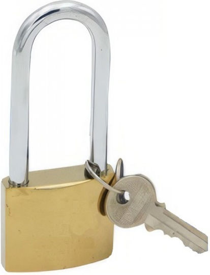 Stelar Steel Brass Padlock with Key 63mm