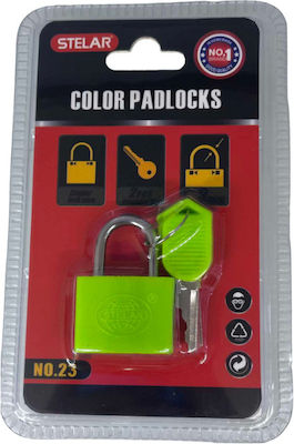 Stelar TKS23 - 586950 Steel Padlock Brass with Key 3mm 1pcs