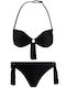 Bikini Set with Light Padding Brazil Black