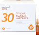Panthenol Extra Vit-C 6% Squeeze Serum Hidratant și Anti-îmbătrânire pentru Față cu Vitamina C pentru Detoxifiere și Strălucire 30x2ml