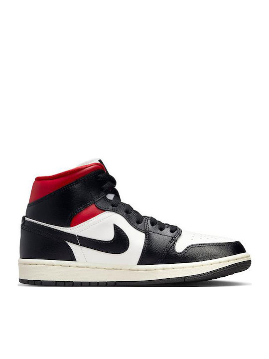 Jordan Air Jordan 1 Mid Дамски Маратонки Black ...