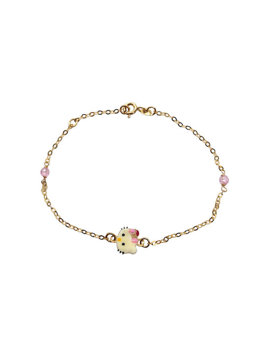 CHILDREN'S GOLD BRACELET 14K RBCG025