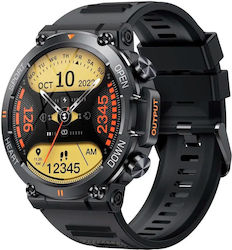 Aoke K56 PRO 45mm Black Case / Black Silicone Strap Aoke K56 PRO 45mm Black Case / Black Silicone Strap